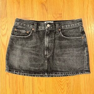 AGOLDE Alek Mini Skirt in Ditch Size 26